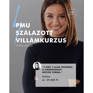 ONLINE SZÁLAZOTT SZEMÖLDÖK PMU VILLÁMKURZUS - Wirth Inezzel