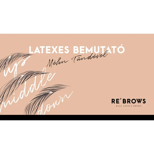 RE' BROWS - Méhn Tünde - Latexes bemutató